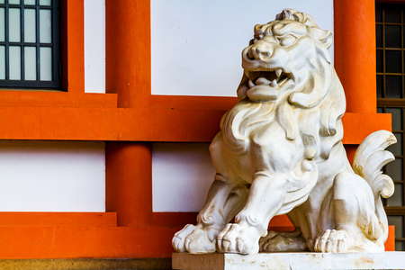 guardian lionの写真素材