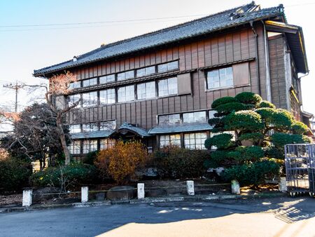 Old ice company mark Gunma annakaのeditorial素材