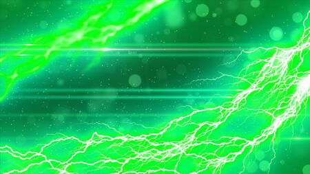 Lightning and sparkling backgroundの写真素材