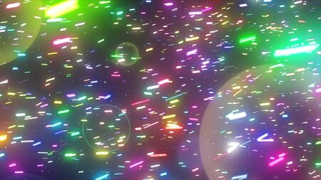 sparkling graphic particles