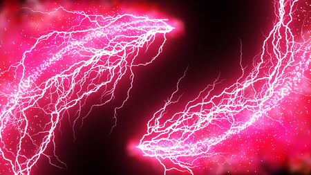 lightning effectsの写真素材