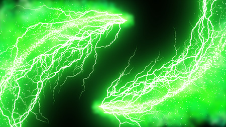 lightning effectsの写真素材