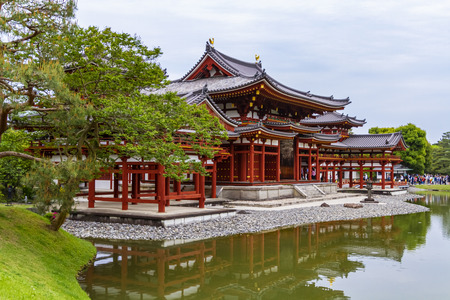 Byodo-in temple in Kyoto, Japanのeditorial素材