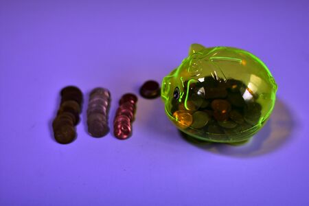 Collecting Coins in a Piggy Bank