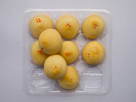 Thai dessert called Mojiの写真素材