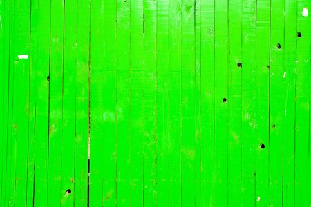 Green Grunge Wooden Fenceの写真素材