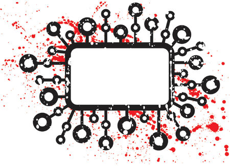 Grunge Heading Frameのイラスト素材