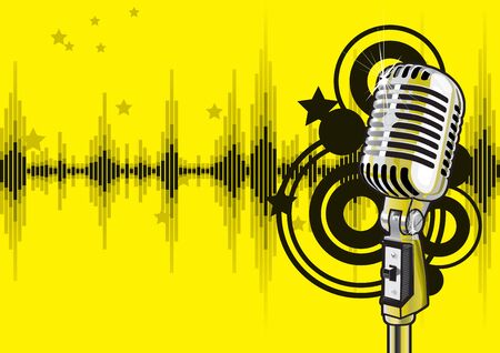 Music Event Design (editable vector or XXL jpeg image)のイラスト素材