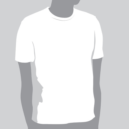 T-shirt Template With Space For Your Designのイラスト素材
