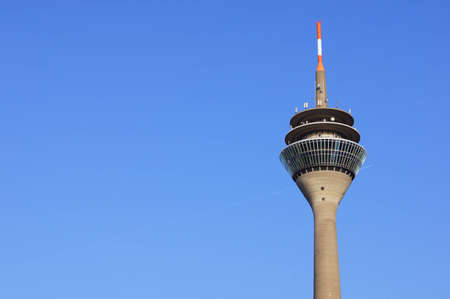Television  tower in Dusseldorf, Germanyのeditorial素材
