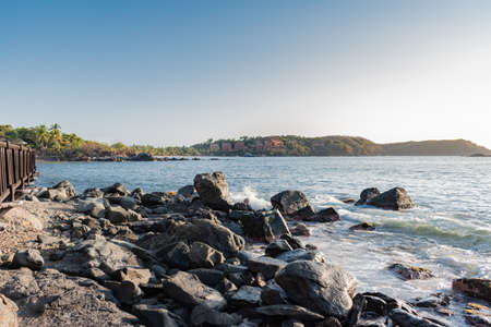 Coast of Ixtapa, Zihuatanejo in Mexico. Mexican tourism. Tourism concept.の写真素材