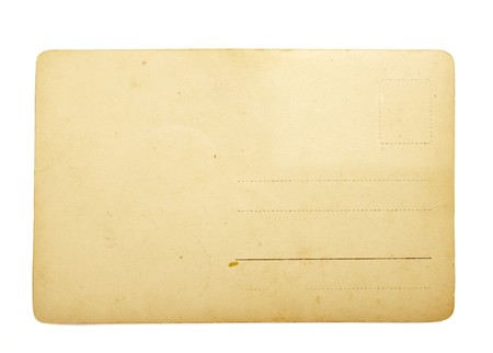 old retro photo reversed  on white backgroundの写真素材