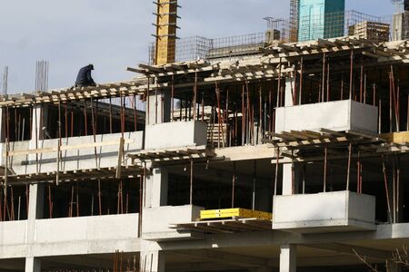 construction worker working on a construction site