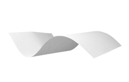 close up of flying  paperの写真素材