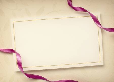 close up of a greeting card with decorationの写真素材