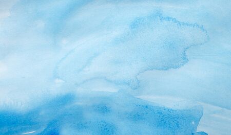 close up of  water color strokes painting on white background  の写真素材