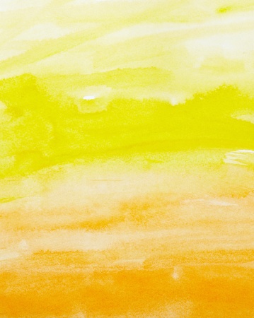 close up of  water color strokes painting on white background  の写真素材