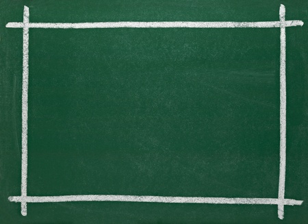 close up of an empty  chalk board 