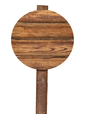 collection of various  empty wooden sign on white background  each one is shot separatelyの写真素材