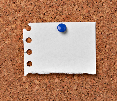 close up of note papers on a corkboardの写真素材
