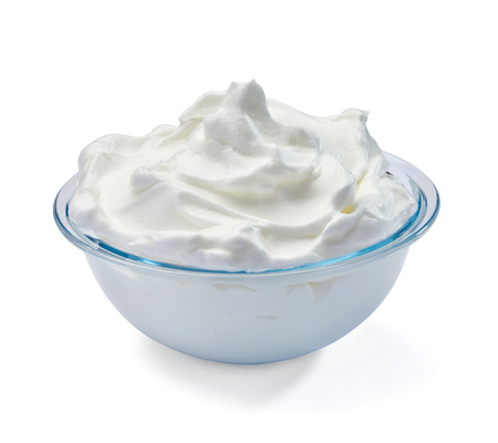 whipped sour creamの写真素材