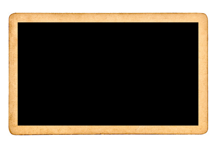 close up of  an old photo on white backgroundの写真素材