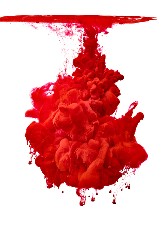 paint in waterの写真素材