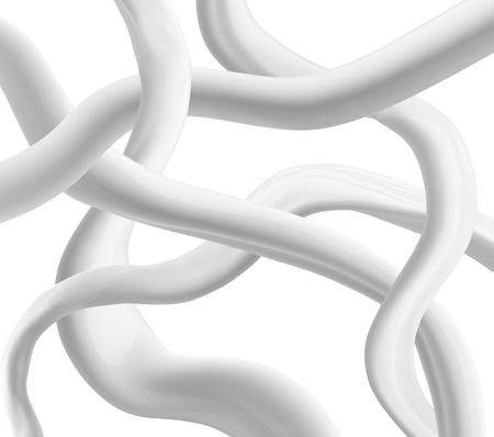 close up of white milk wave abstract backgroundの写真素材