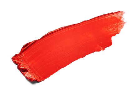 close up of a lipstick paint on white backgroundの写真素材