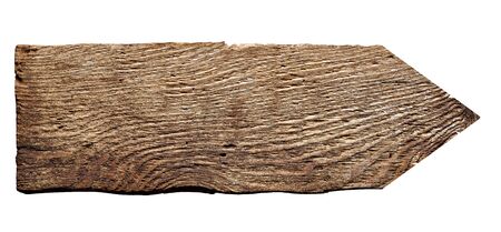 close up of a wooden sign background on white background