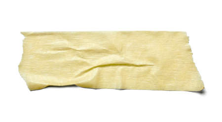 close up of an adhesive tape on white background