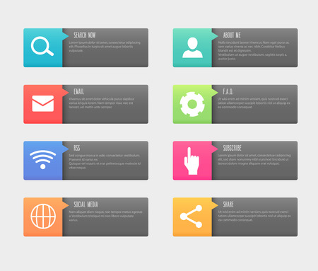 Web Buttons. Vector illustration.のイラスト素材