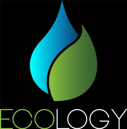 Organic Eco Friendly Design. Abstract Logo Design for a Business. Vector Illustration.のイラスト素材