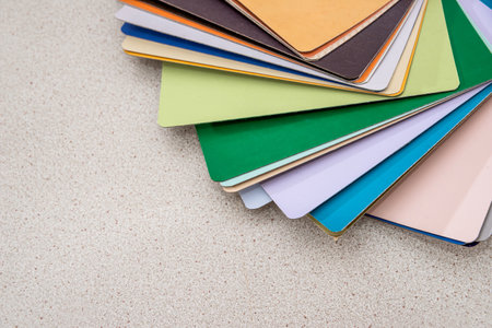 color palette for furniture on table