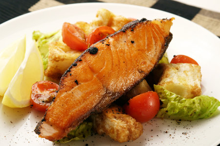 Hot fish dishの写真素材