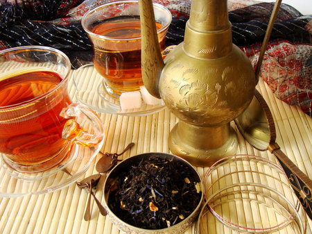 turkish - oriental teaの写真素材
