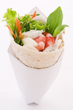 Salmon Wrapの写真素材