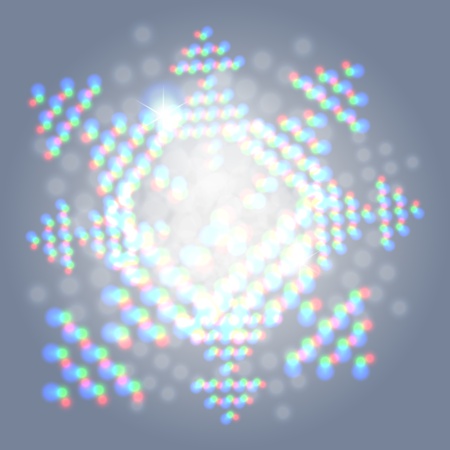 Seasonal greetings abstract stage lights christmas tree pattern backgroundのイラスト素材