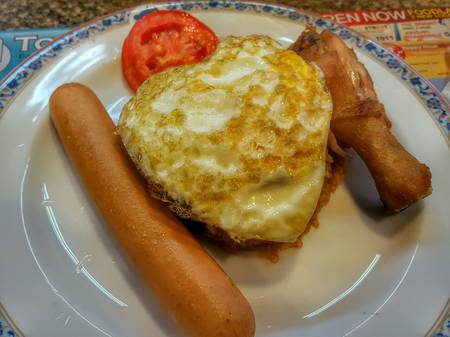 American fried rice it is thai food.の素材