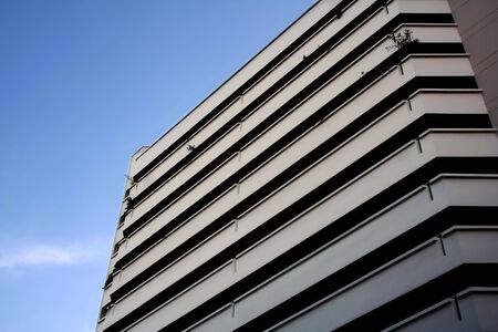 Building details - Strong lines and patterns. Great as a background or a design element.の写真素材