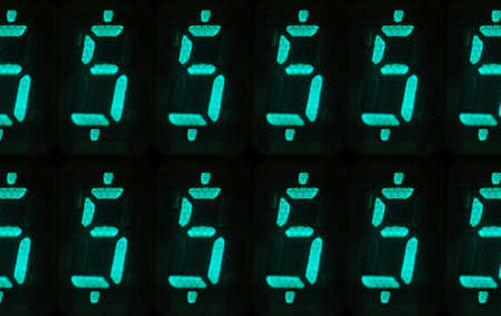 Dollar Symbol on a LED display.の写真素材