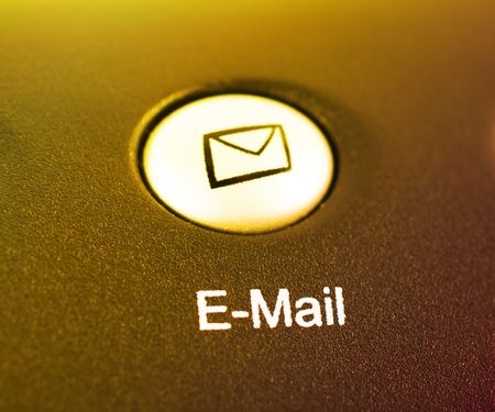 email shortcut buttonの写真素材