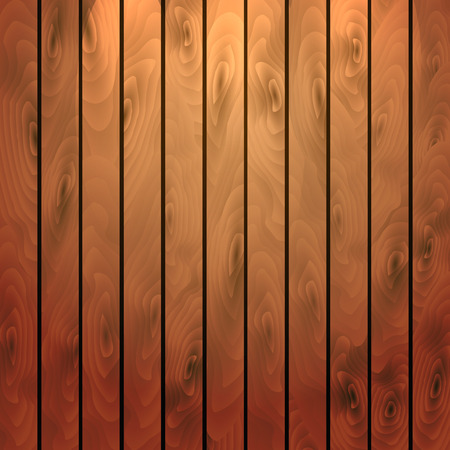 Cartoon square vector background with wooden boardsのイラスト素材