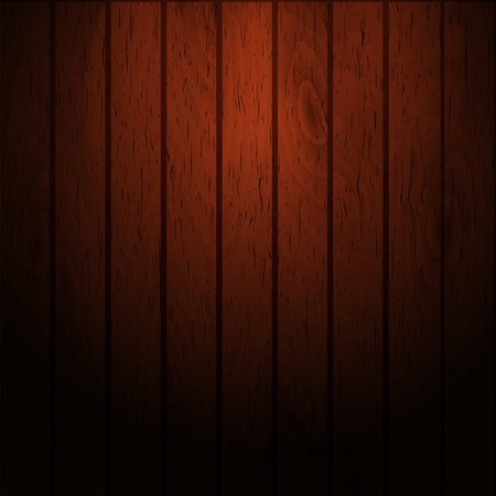 Cartoon square vector background with wooden boardsのイラスト素材