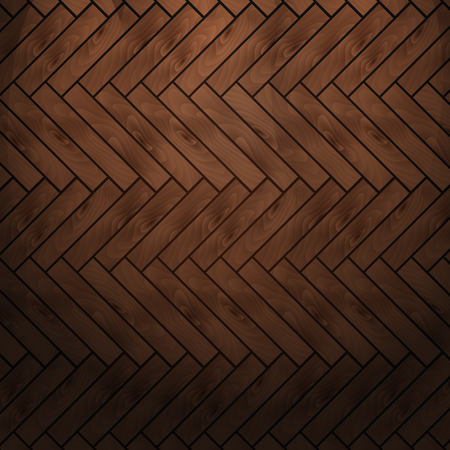 Cartoon square background with wooden boardsのイラスト素材