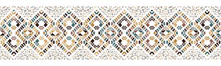 Ikat seamless pattern. Tribal art print. Chevron