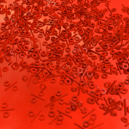 Percent sign - 3d rendered illustrationの写真素材