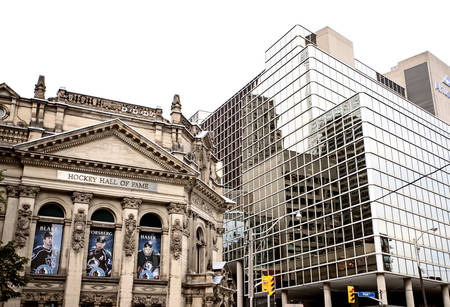 Daytime Photos of Toronto Ontario buildings downtownのeditorial素材