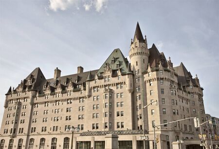 Chateau Laurier Hotel Ottawa Ontario Canada oldのeditorial素材