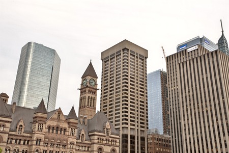 Old City Hall Toronto Ontario Canada downtownのeditorial素材